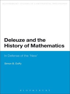 cover image of Deleuze and the History of Mathematics